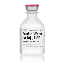 Henry Schein provides Sterile Water for Injection, USP (50 mL) (priced per bottle) in accordance with USP standards.