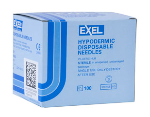 NDC offers a wide range of Exel Disposable Hypodermic Needles 23G x 1" (50 PACK). These needles are designed to be sterile and ensure safety during medical procedures. They feature a Luer Lock mechanism to securely attach the needle.