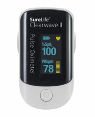 Westend Supplies SureLife Clearwave II Pulse Oximeter is a device that accurately measures pulse rates and blood oxygen saturation levels.
