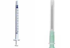BD 1cc(mL) Luer Slip Tip Syringe with attached PrecisionGlide needle 21G x 1" (10 PACK)