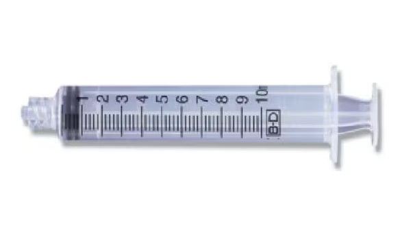 BD 10cc (10ml) Luer-Lock Syringe NO NEEDLE (25 Pack)
