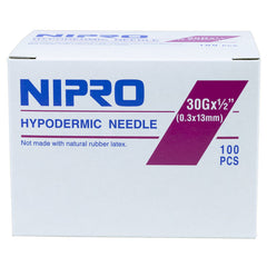 5cc (5ml) 30G x 1/2" Luer-Lock Syringe & Hypodermic Needle Combo (50 pack)