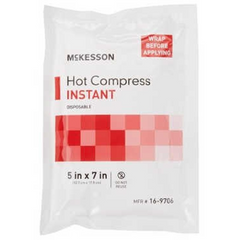 HealthyKin disposable hot compress pack provides instant heat therapy.