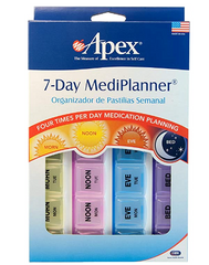 Apex 7-Day MediPlanner Pill Organizer