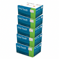 EasyTouch Insulin Syringes 0.5cc (0.5ml) x 29G x 1/2" - 5 BOXES (500 SYRINGES)