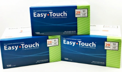 EasyTouch Insulin Syringes 1cc (1ml) x 29G x 1/2" - 3 BOXES (300 SYRINGES)