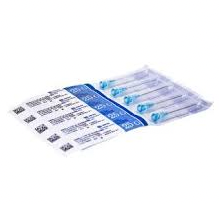 A pack of 1cc (1ml) 25G x 1" LUER LOCK Syringe and Hypodermic Needle Combo (50 pack) by Nipro on a white background.