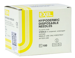 Exel Disposable Hypodermic Needles 20G x 1 1/2" (1 BOX)