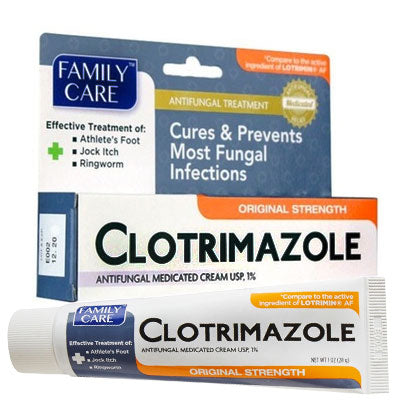Clortrimazole Antifungal Medicated Cream 1oz